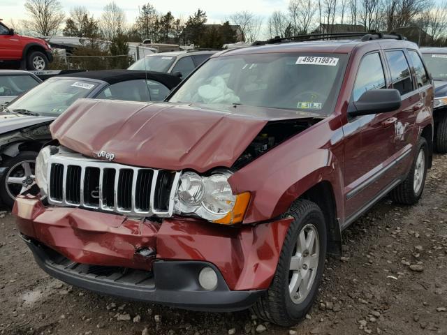 1J8GR48K88C143878 - 2008 JEEP GRAND CHER RED photo 2