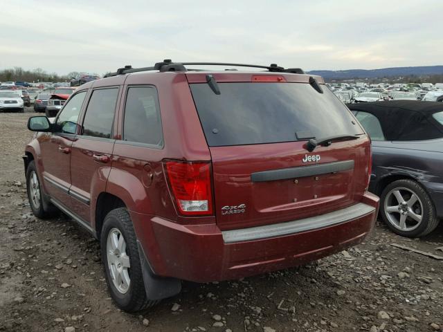 1J8GR48K88C143878 - 2008 JEEP GRAND CHER RED photo 3