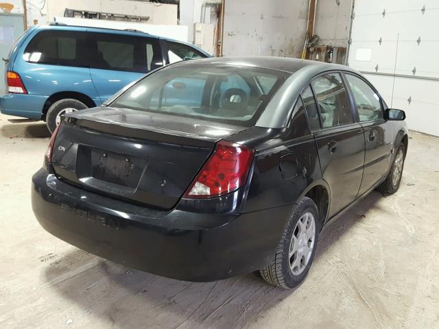 1G8AJ52F23Z146300 - 2003 SATURN ION LEVEL BLACK photo 4