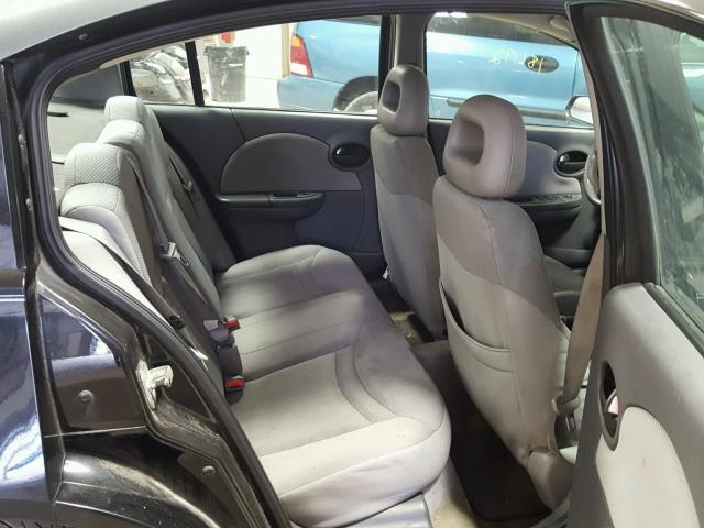 1G8AJ52F23Z146300 - 2003 SATURN ION LEVEL BLACK photo 6