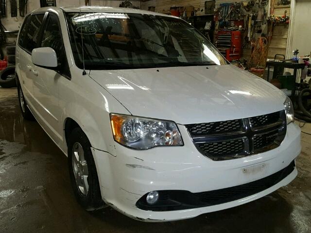 2C4RDGDG0CR113906 - 2012 DODGE GRAND CARA WHITE photo 1