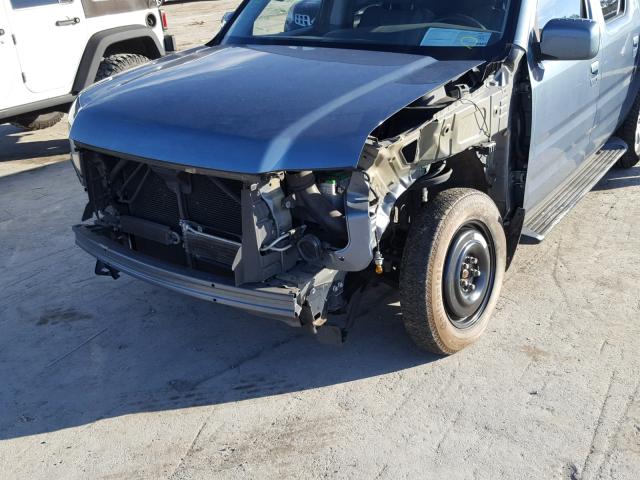 2HJYK16517H538259 - 2007 HONDA RIDGELINE TEAL photo 9