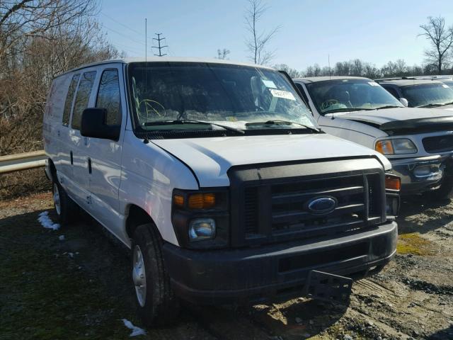 1FTNE14W48DA20185 - 2008 FORD ECONOLINE WHITE photo 1