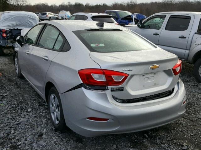 3G1BC5SM6HS517152 - 2017 CHEVROLET CRUZE LS SILVER photo 3