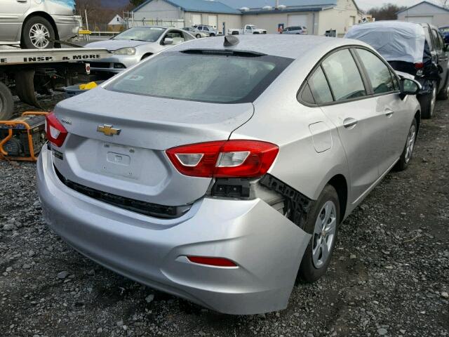 3G1BC5SM6HS517152 - 2017 CHEVROLET CRUZE LS SILVER photo 4