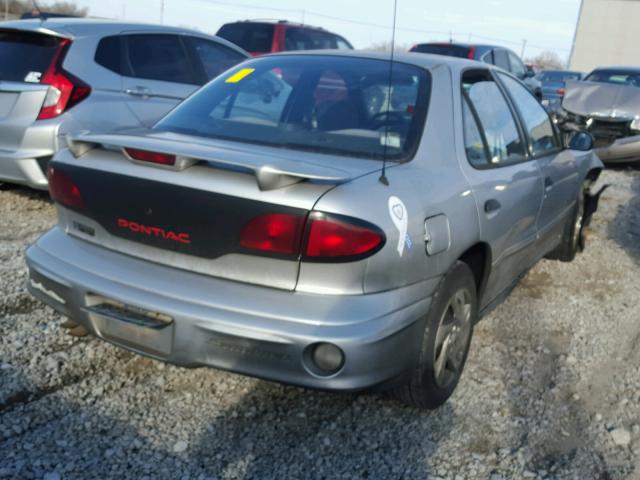 1G2JB524017263534 - 2001 PONTIAC SUNFIRE SE SILVER photo 4