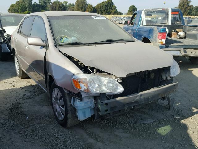 1NXBR32E83Z135003 - 2003 TOYOTA COROLLA CE BEIGE photo 1