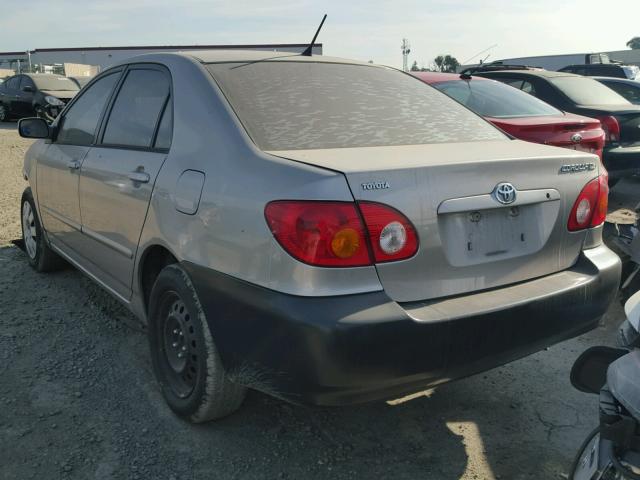 1NXBR32E83Z135003 - 2003 TOYOTA COROLLA CE BEIGE photo 3