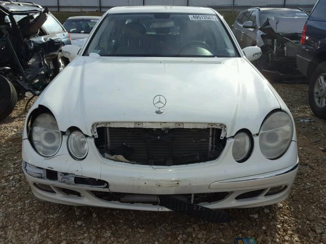 WDBUF56J16A972740 - 2006 MERCEDES-BENZ E 350 WHITE photo 9