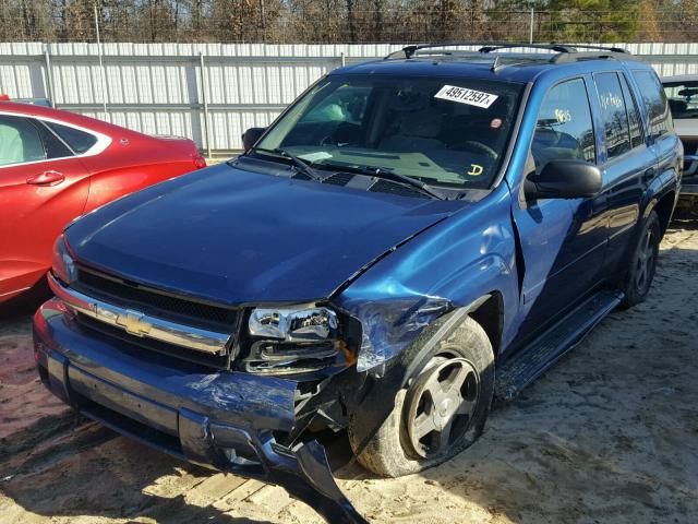 1GNDT13S162304163 - 2006 CHEVROLET TRAILBLAZE BLUE photo 2