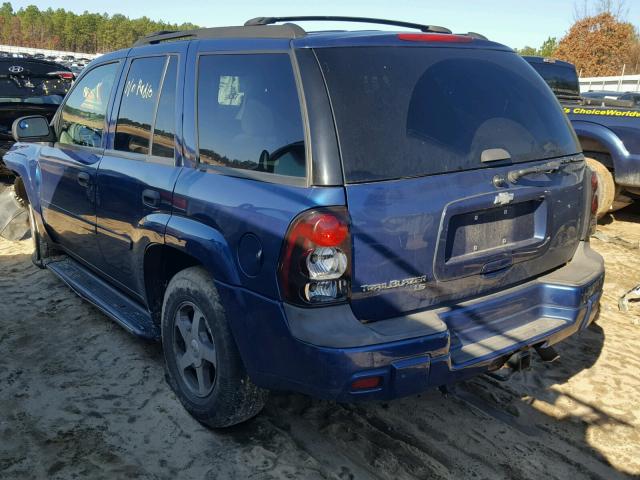 1GNDT13S162304163 - 2006 CHEVROLET TRAILBLAZE BLUE photo 3