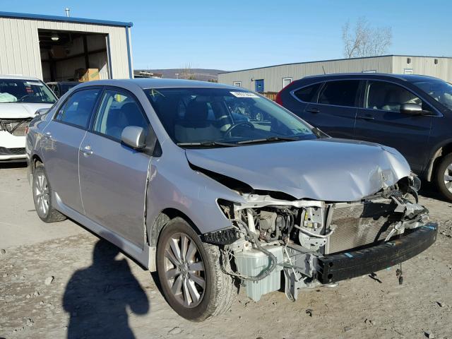 2T1BU4EE1AC414954 - 2010 TOYOTA COROLLA BA SILVER photo 1