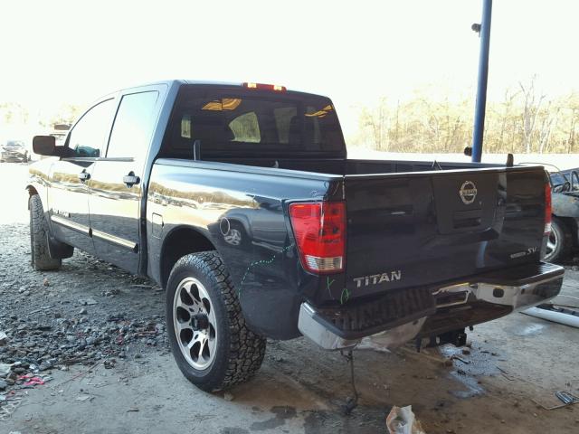 1N6BA0ED2CN331135 - 2012 NISSAN TITAN S BLACK photo 3