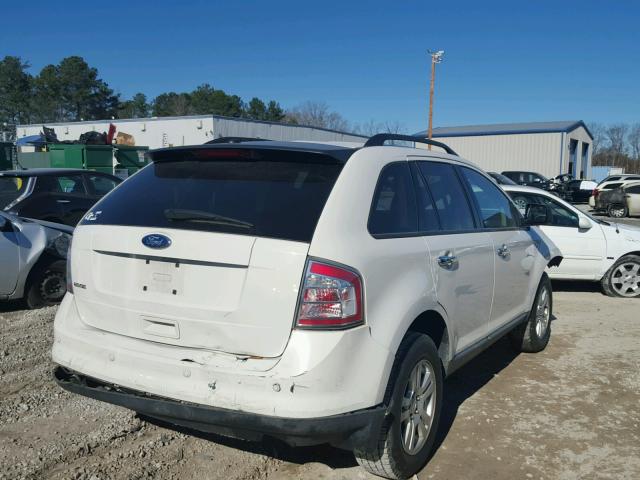 2FMDK3GC2ABB24375 - 2010 FORD EDGE SE WHITE photo 4