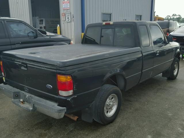 1FTYR14U2WPB61686 - 1998 FORD RANGER SUP BLACK photo 4