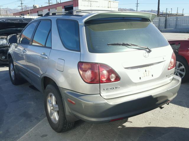 JT6GF10U3Y0065059 - 2000 LEXUS RX 300 SILVER photo 3