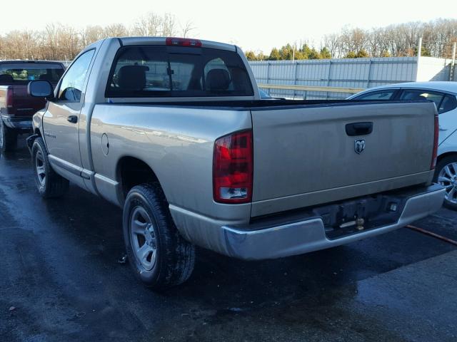 1D7HA16K75J563486 - 2005 DODGE RAM 1500 S GOLD photo 3