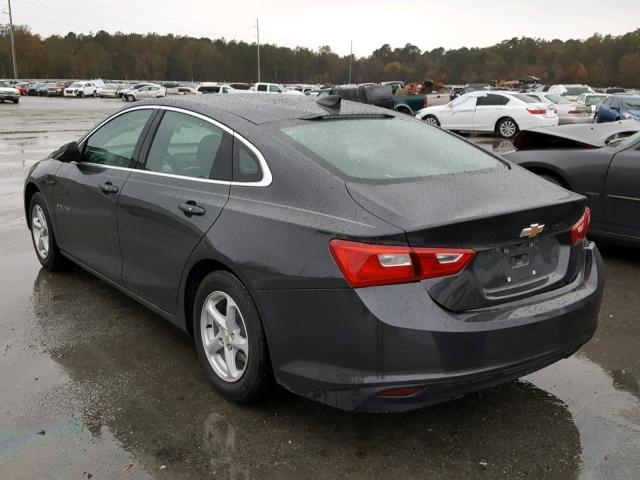 1G1ZB5ST0HF168129 - 2017 CHEVROLET MALIBU LS CHARCOAL photo 3