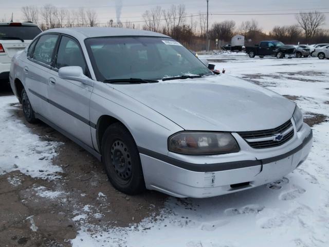 2G1WF52E019376499 - 2001 CHEVROLET IMPALA SILVER photo 1