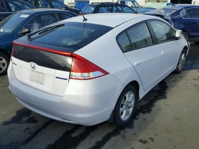 JHMZE2H72AS028098 - 2010 HONDA INSIGHT EX WHITE photo 4