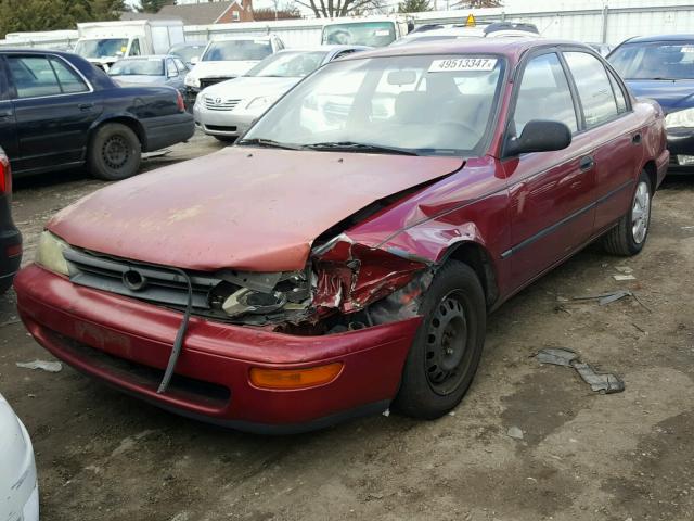 2T1AE09B2SC117629 - 1995 TOYOTA COROLLA LE 红色 照片 2