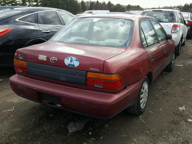 2T1AE09B2SC117629 - 1995 TOYOTA COROLLA LE 红色 照片 4