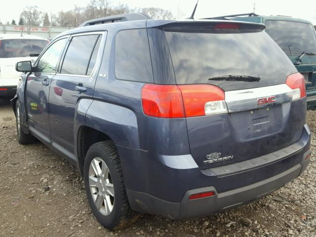 2GKALSEKXD6149809 - 2013 GMC TERRAIN SL BLUE photo 3