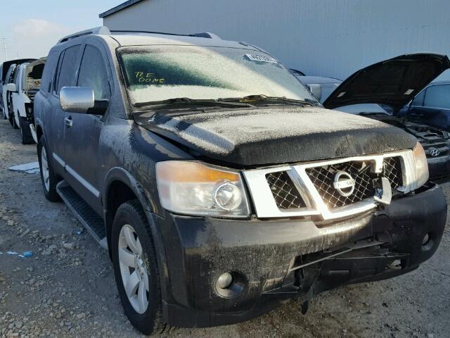 5N1AA0NC6AN620680 - 2010 NISSAN ARMADA SE BLACK photo 1