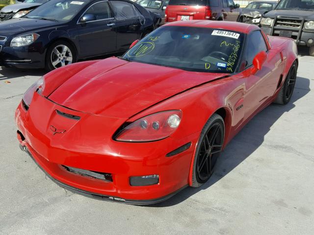 1G1YY26E265120185 - 2006 CHEVROLET CORVETTE Z RED photo 2