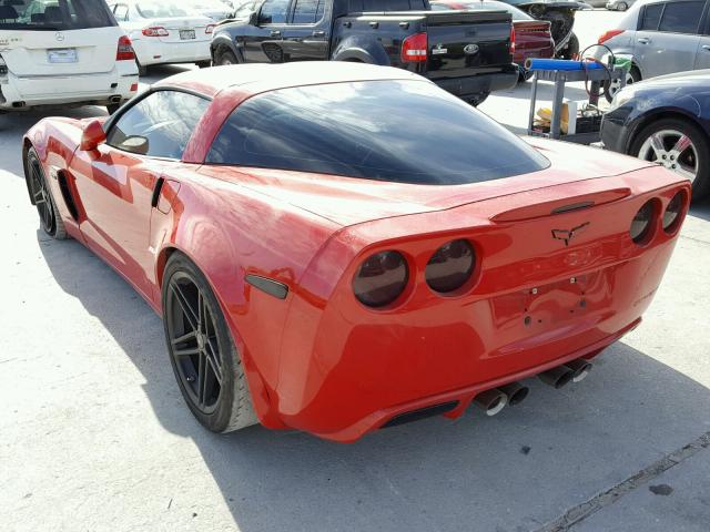 1G1YY26E265120185 - 2006 CHEVROLET CORVETTE Z RED photo 3