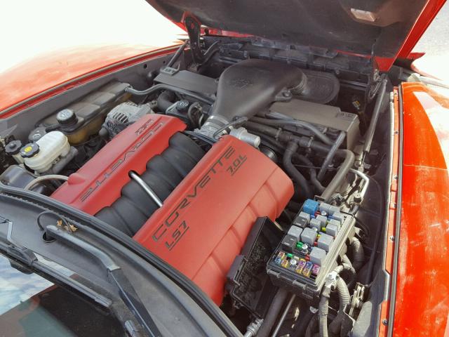 1G1YY26E265120185 - 2006 CHEVROLET CORVETTE Z RED photo 7