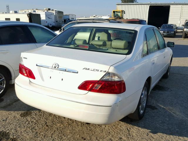 4T1BF28B94U363741 - 2004 TOYOTA AVALON XL WHITE photo 4