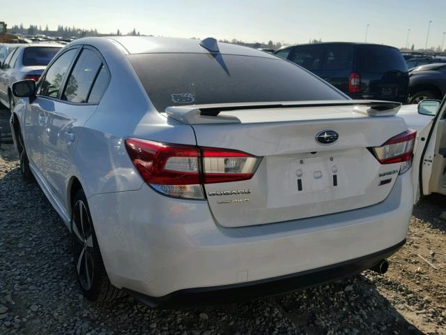 4S3GKAM62H3610585 - 2017 SUBARU IMPREZA SP WHITE photo 3