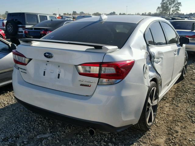 4S3GKAM62H3610585 - 2017 SUBARU IMPREZA SP WHITE photo 4