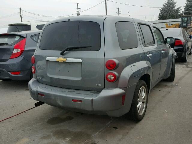 3GNDA13D27S544979 - 2007 CHEVROLET HHR LS GRAY photo 4