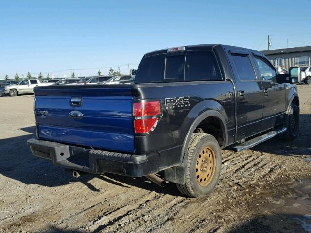 1FTFW1EV9AFD46517 - 2010 FORD F150 SUPER BLACK photo 4