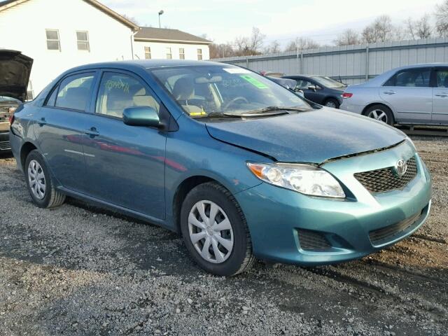 JTDBU4EE8A9116746 - 2010 TOYOTA COROLLA BA GREEN photo 1