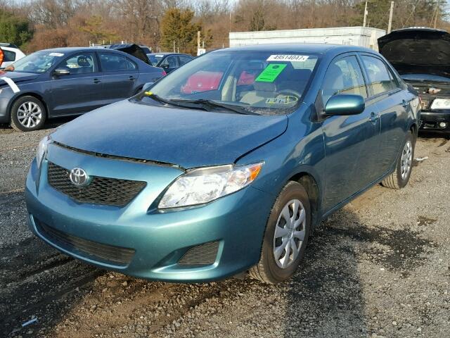 JTDBU4EE8A9116746 - 2010 TOYOTA COROLLA BA GREEN photo 2