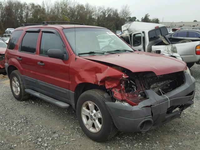 1FMCU03167KB95392 - 2007 FORD ESCAPE XLT RED photo 1