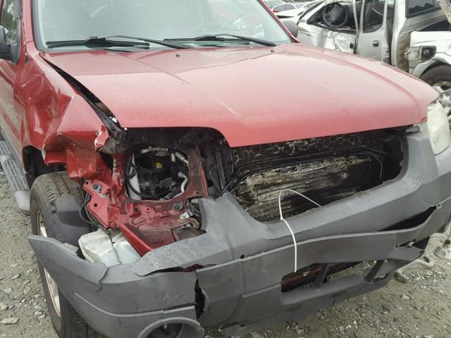 1FMCU03167KB95392 - 2007 FORD ESCAPE XLT RED photo 9