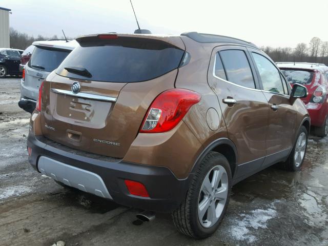 KL4CJASB8GB555463 - 2016 BUICK ENCORE BROWN photo 4