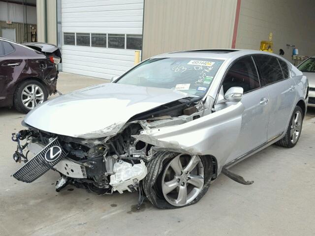 JTHBE96S580029446 - 2008 LEXUS GS 350 SILVER photo 2