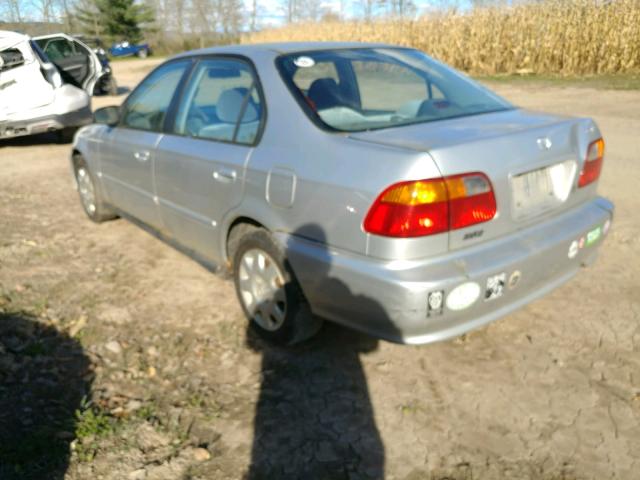 2HGEJ6619YH558718 - 2000 HONDA CIVIC BASE 银色 照片 3