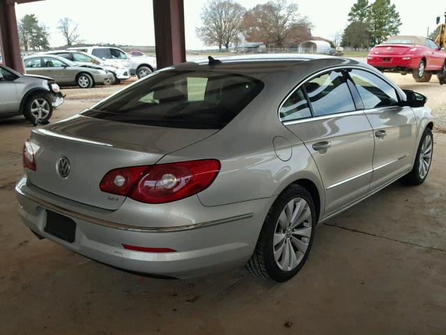 WVWMN7AN2BE717155 - 2011 VOLKSWAGEN CC SPORT SILVER photo 4