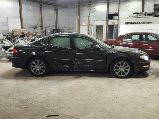 2G4WN58C081206843 - 2008 BUICK LACROSSE S BROWN photo 9