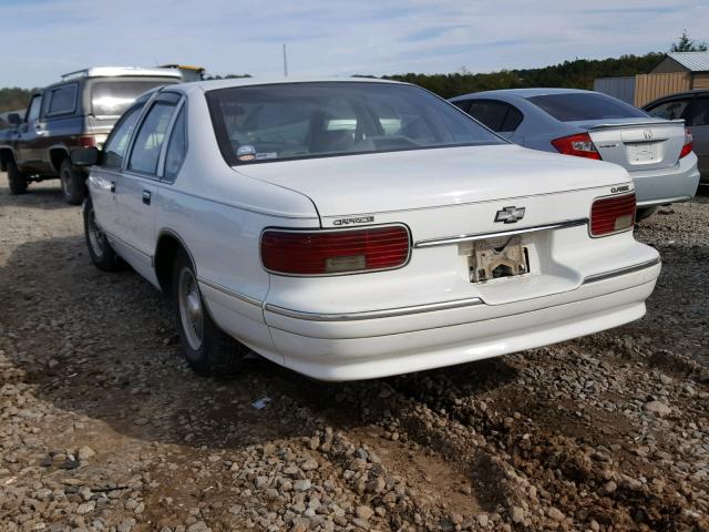 1G1BL52P1TR174319 - 1996 CHEVROLET CAPRICE CL WHITE photo 3