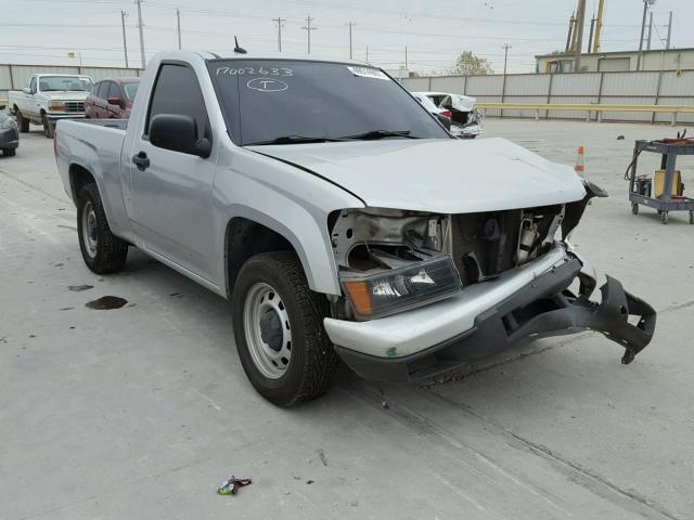 1GCCSBF90C8121156 - 2012 CHEVROLET COLORADO SILVER photo 1