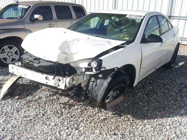 1G2ZF58B974148972 - 2007 PONTIAC G6 VALUE L WHITE photo 2