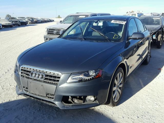 WAUFFAFL2AA048057 - 2010 AUDI A4 PREMIUM GRAY photo 2