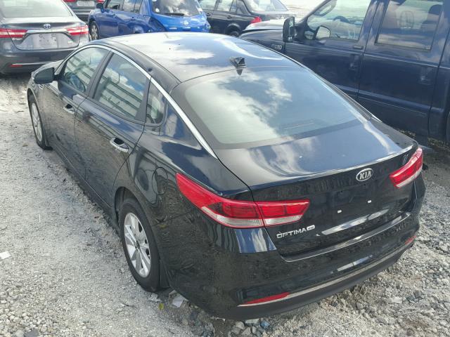 5XXGT4L33HG136457 - 2017 KIA OPTIMA LX BLACK photo 3